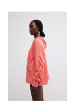 Free People Hot Shot Hooded Layer Coddy in Hibiscus by Free People
