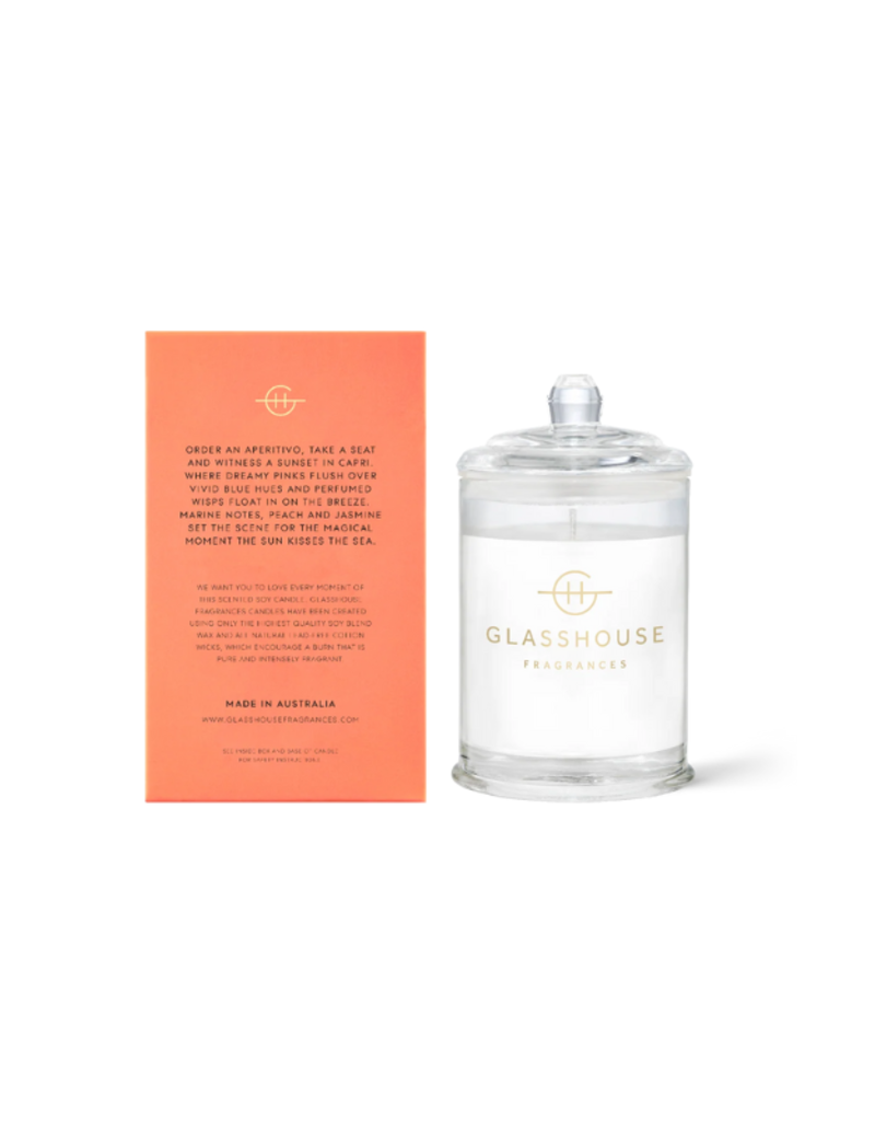 Glasshouse Fragrances Sunsets in Capri 60g Candle by Glasshouse Fragrances