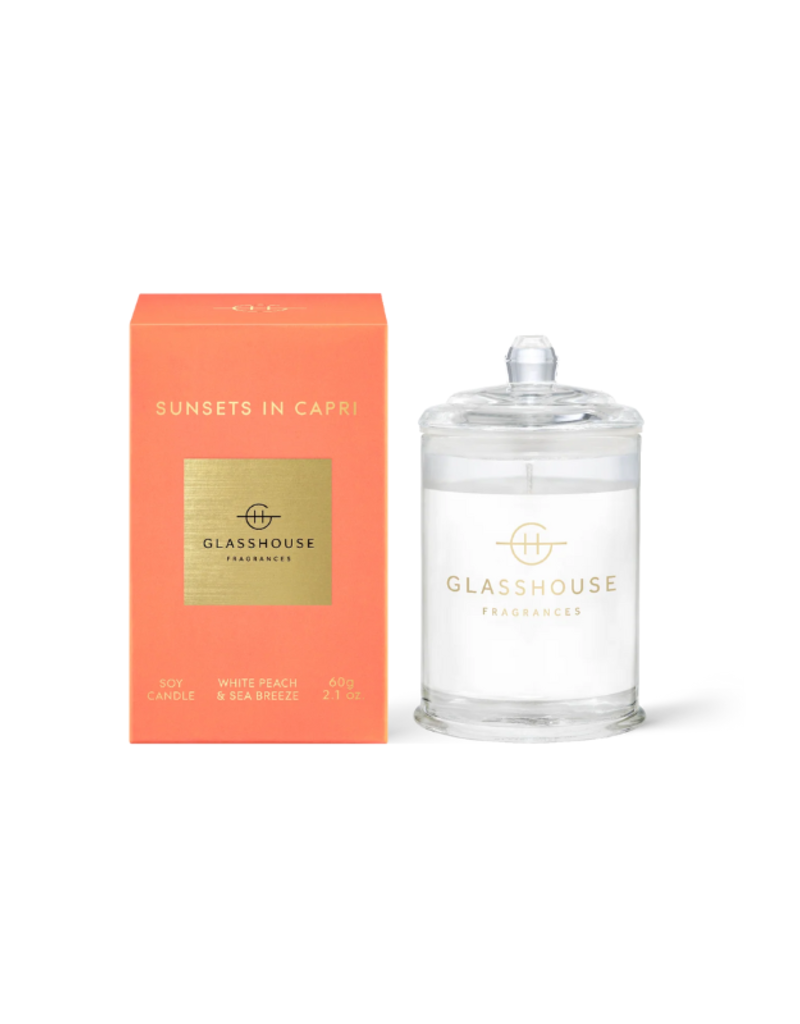 Glasshouse Fragrances Sunsets in Capri 60g Candle by Glasshouse Fragrances