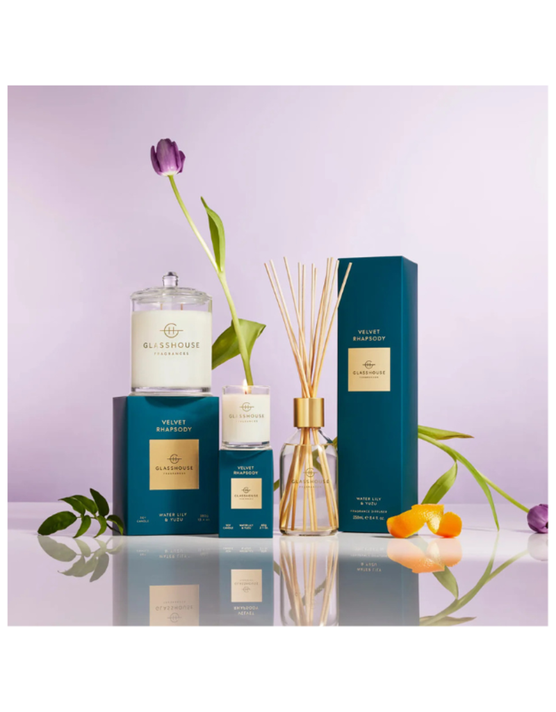 Glasshouse Fragrances Velvet Rhapsody 60g Candle by Glasshouse Fragrances