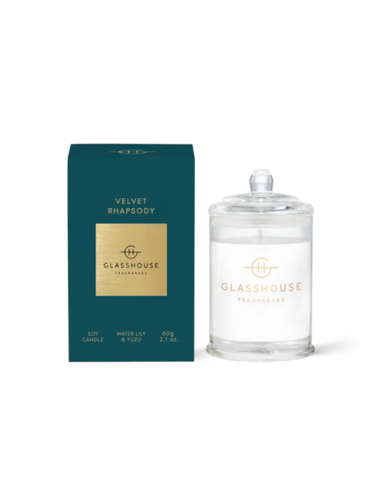 Glasshouse Fragrances Velvet Rhapsody 60g Candle by Glasshouse Fragrances