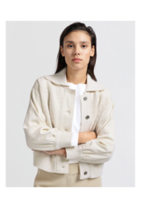 YAYA Textured Off White Jacket by YAYA
