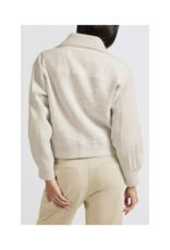 YAYA Textured Off White Jacket by YAYA