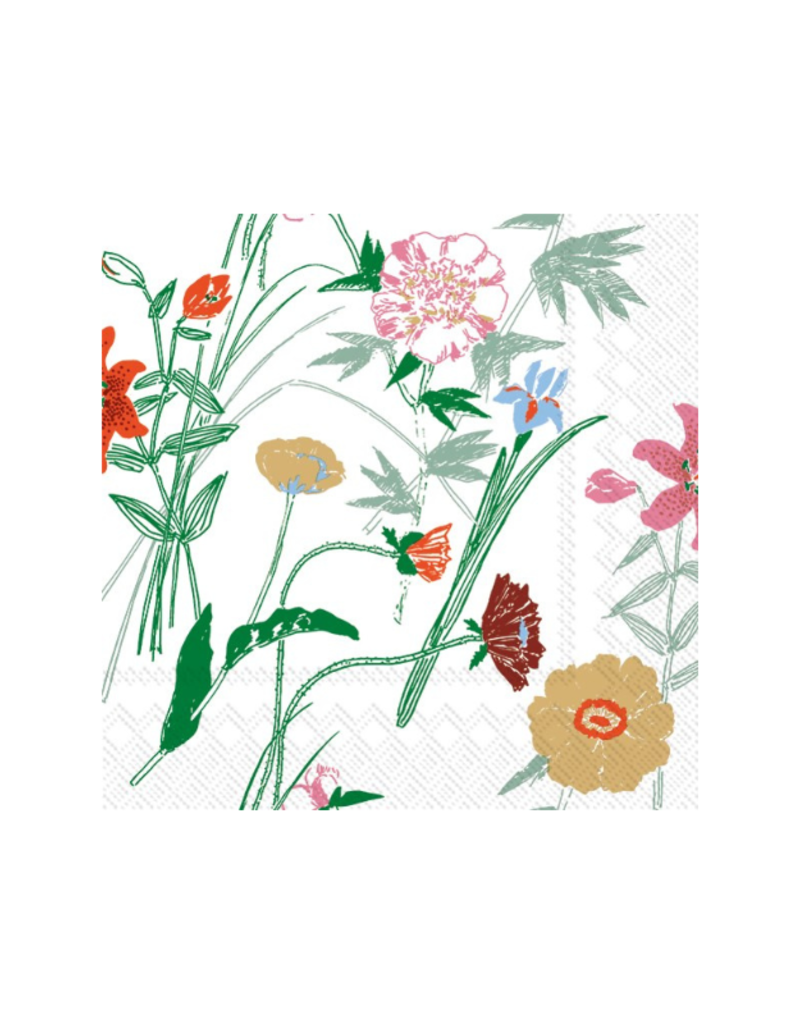 PUUTARHAKUTSUT Green Marimekko Cocktail Napkins