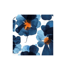 VALSSI Blue Marimekko Cocktail Napkins