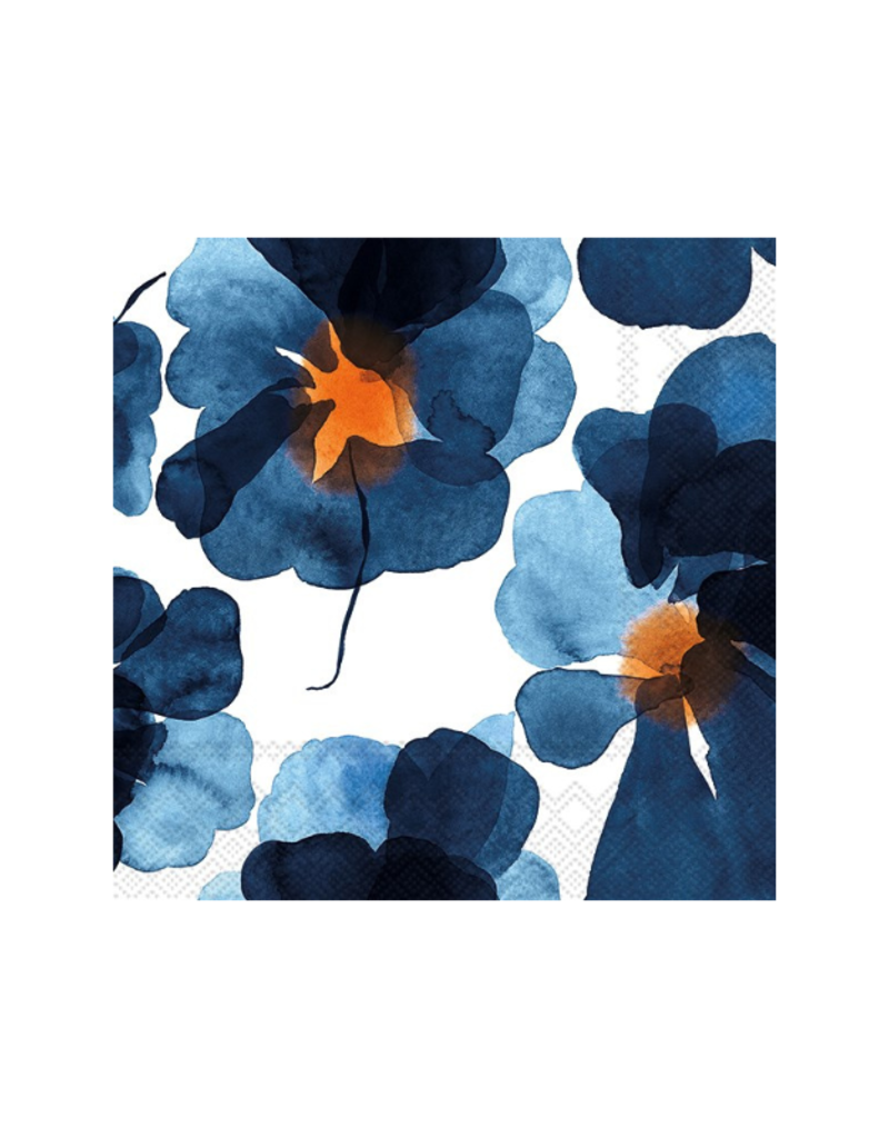 VALSSI Blue Marimekko Cocktail Napkins