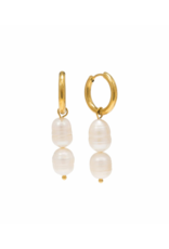 Lover's Tempo Oceane Double Hoop Waterproof Earrings by Lover's Tempo