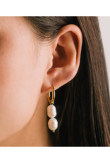 Lover's Tempo Oceane Double Hoop Waterproof Earrings by Lover's Tempo