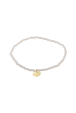 PILGRIM White & Gold Indie Bracelet by Pilgrim