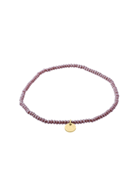 PILGRIM Purple & Gold Indie Bracelet by Pilgrim