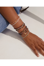 PILGRIM Peach & Gold Indie Bracelet by Pilgrim
