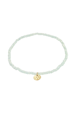 PILGRIM Light Green & Gold Indie Bracelet by Pilgrim