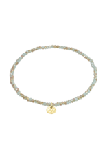 PILGRIM Blue, Brown & Gold Indie Bracelet by Pilgrim