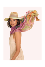 Powder Design Botany Bliss Lavender Linen & Cotton Scarf by Powder Designs
