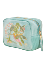 Powder Design Hummingbird Aqua Makeup Bag by Powder Designs