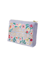 Powder Design Denim Hello Gorgeous Small Velvet Mini Pouch by Powder Designs