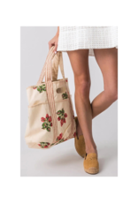 Free People Printed Caravan Tote in Strawberry by Free People