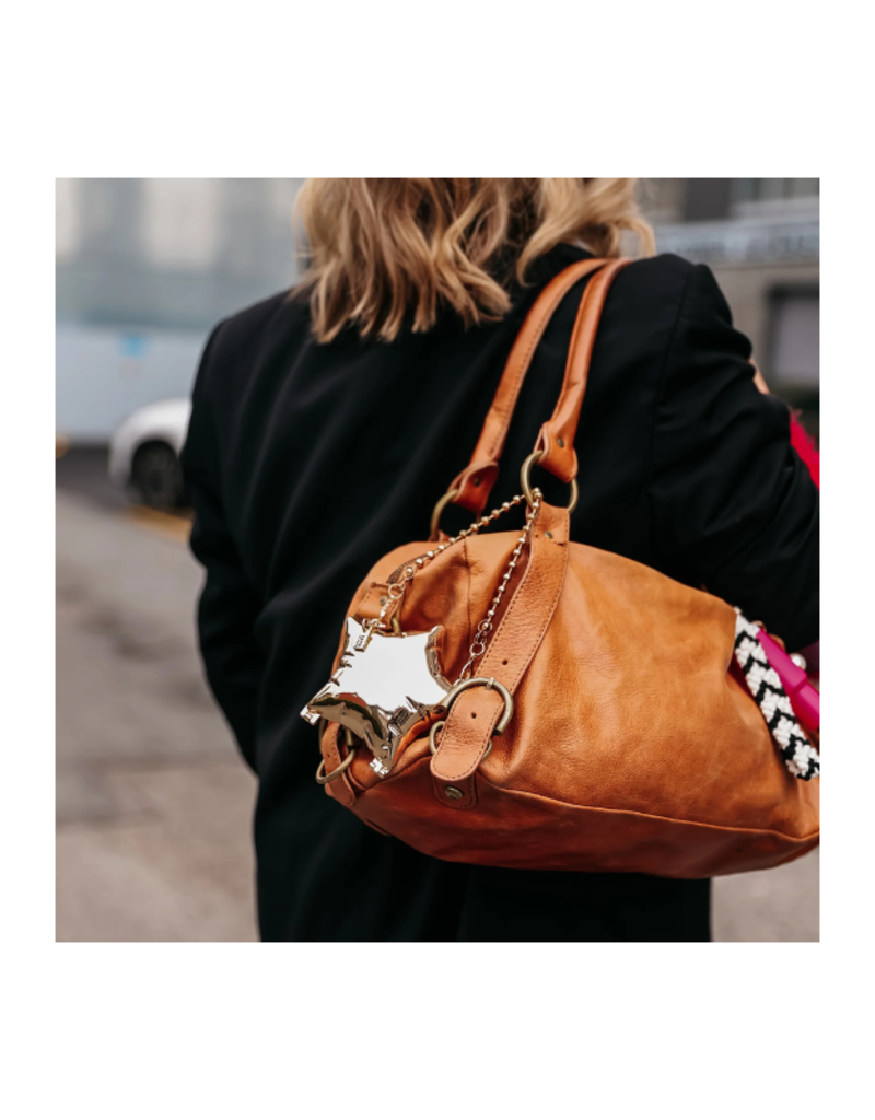 Jane The Brand Micro Bag Charm The Stella in Silver