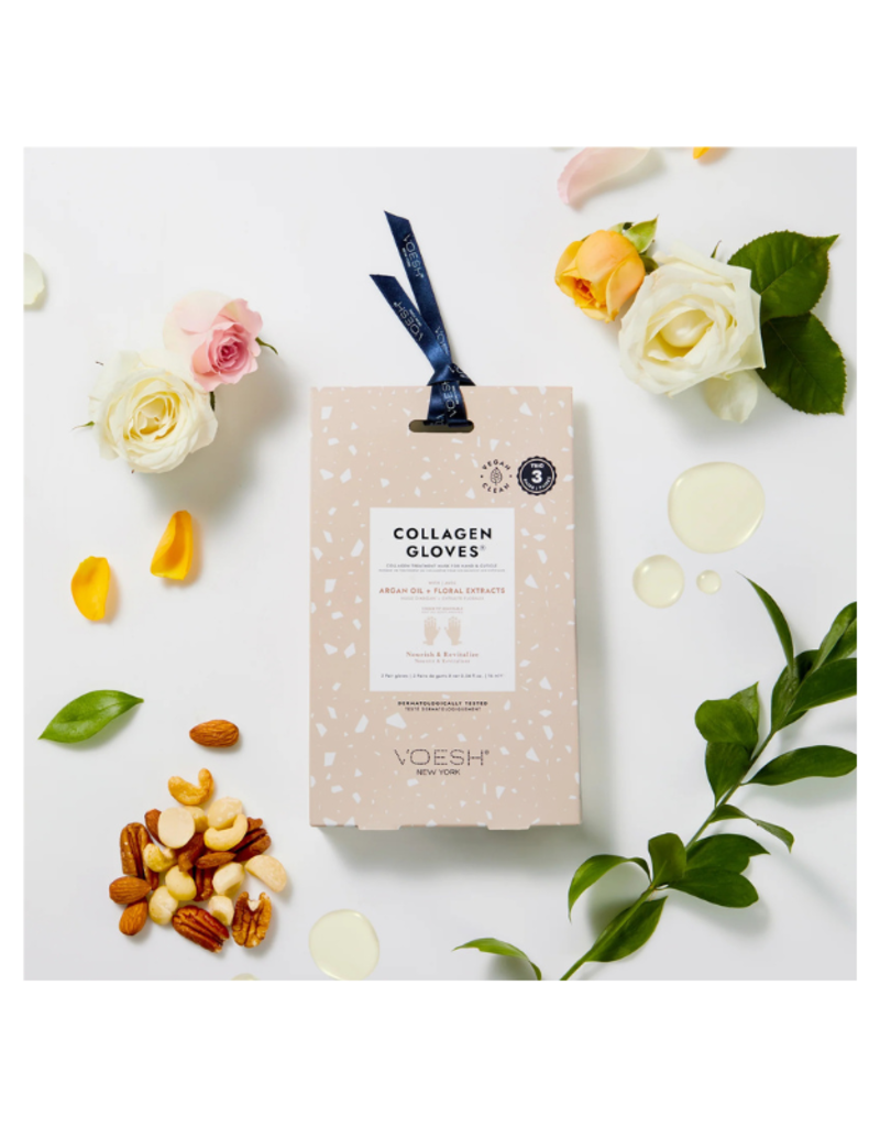 VOESH Collagen Gloves Trio with Argan Oil & Floral Extract by VOESH