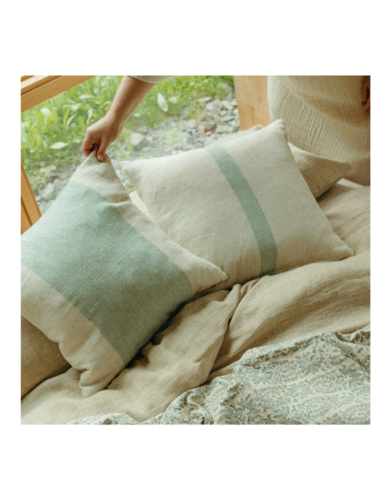 Indaba Trading Lagoon Linen Pillow 20x20