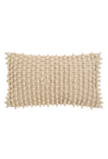 Indaba Trading Wool Loop Pillow 21x12