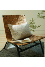 Indaba Trading Ticking Stripe Linen Pillow 16x24