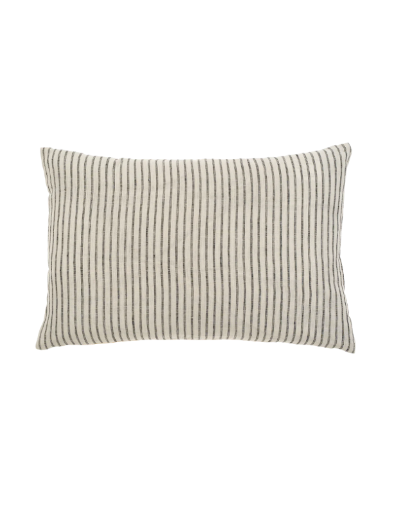 Indaba Trading Ticking Stripe Linen Pillow 16x24