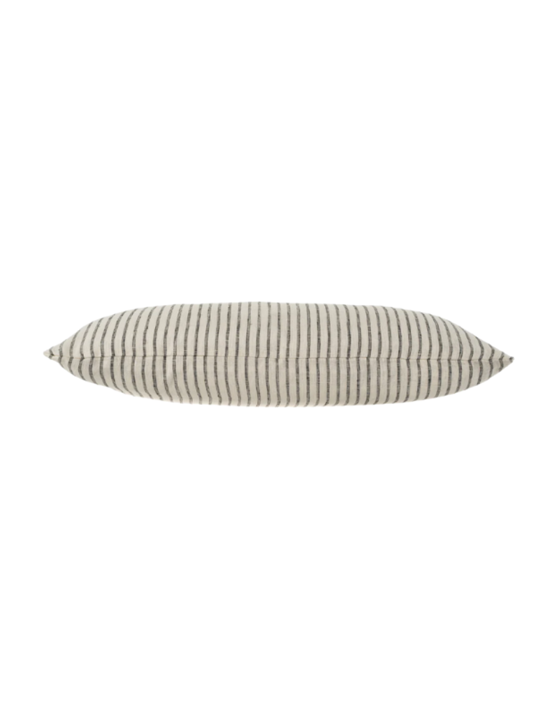 Indaba Trading Ticking Stripe Linen Pillow 16x24