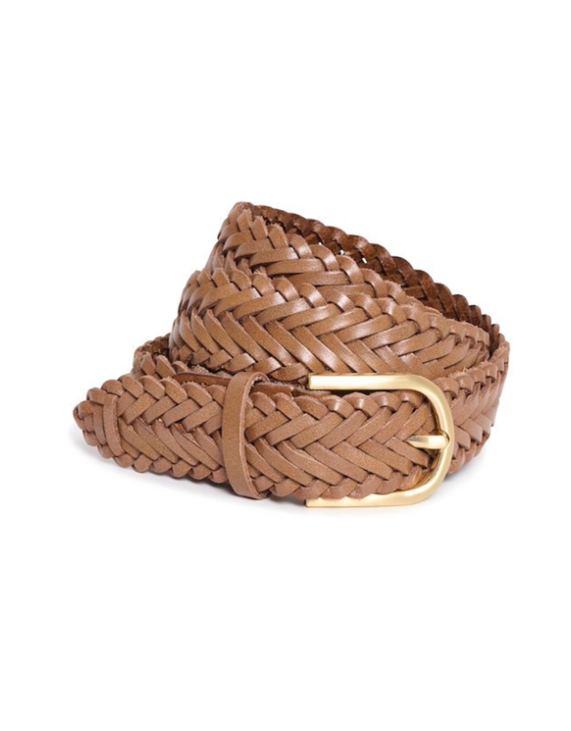 Part Two Chilas Leather Belt in Toasted Coconut by Part Two