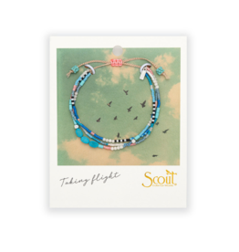 Scout Stone of the Sky Turquoise & Silver Mixed Media Bracelet by Scout