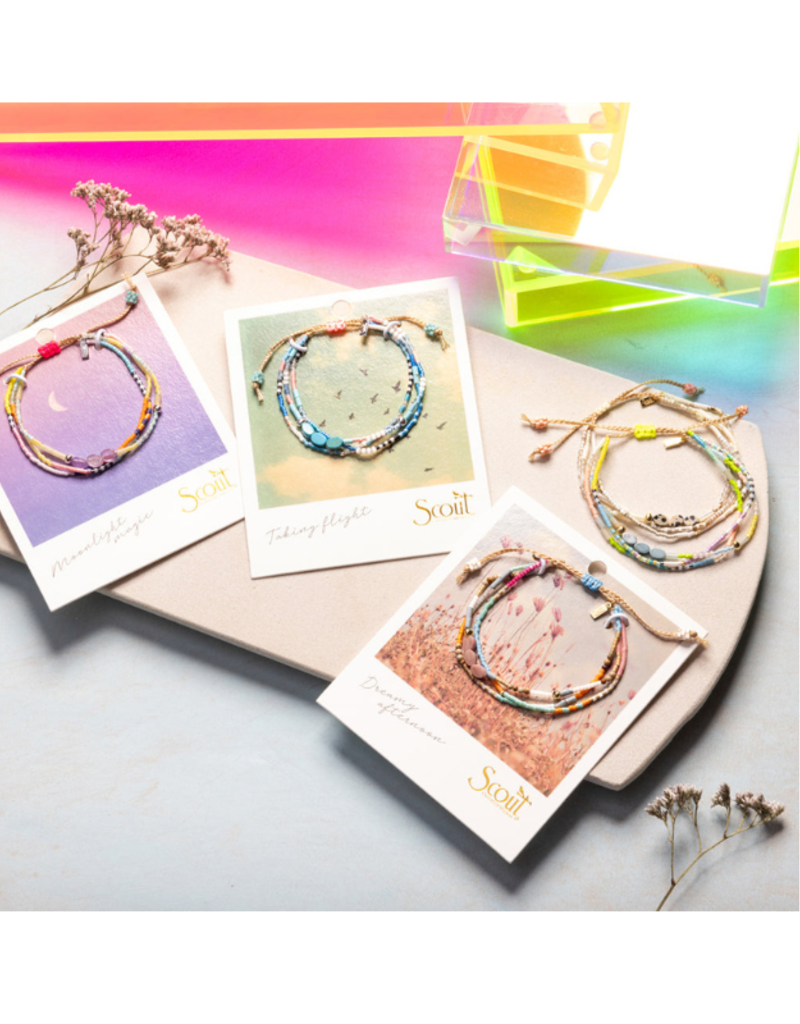 Scout Stone of the Sky Turquoise & Silver Mixed Media Bracelet by Scout
