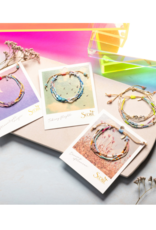 Scout Stone of Courage Amazonite & Gold Mixed Media Bracelet by Scout