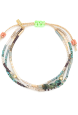 Scout Stone of Transformation African Turquoise & Gold Mixed Media Bracelet by Scout