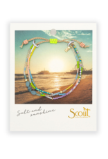 Scout Stone of Harmony Blue Howlite & Gold Mixed Media Bracelet by Scout