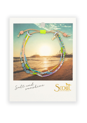 Scout Stone of Harmony Blue Howlite & Gold Mixed Media Bracelet by Scout