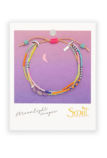 Scout Stone of Protection Amethyst & Silver Mixed Media Bracelet by Scout