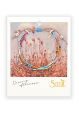 Scout Stone of Love Rhodochrosite & Gold Mixed Media Bracelet by Scout