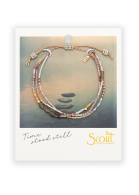 Scout Stone of Magic Labradorite & Gold Mixed Media Bracelet by Scout