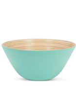 Outdoor Bamboo Large Deep Bowl in Turquoise