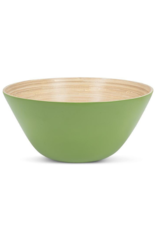 Outdoor Bamboo Large Deep Bowl in Green