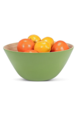 Outdoor Bamboo Large Deep Bowl in Green