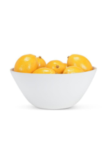 Outdoor Bamboo Medium Deep Bowl in White