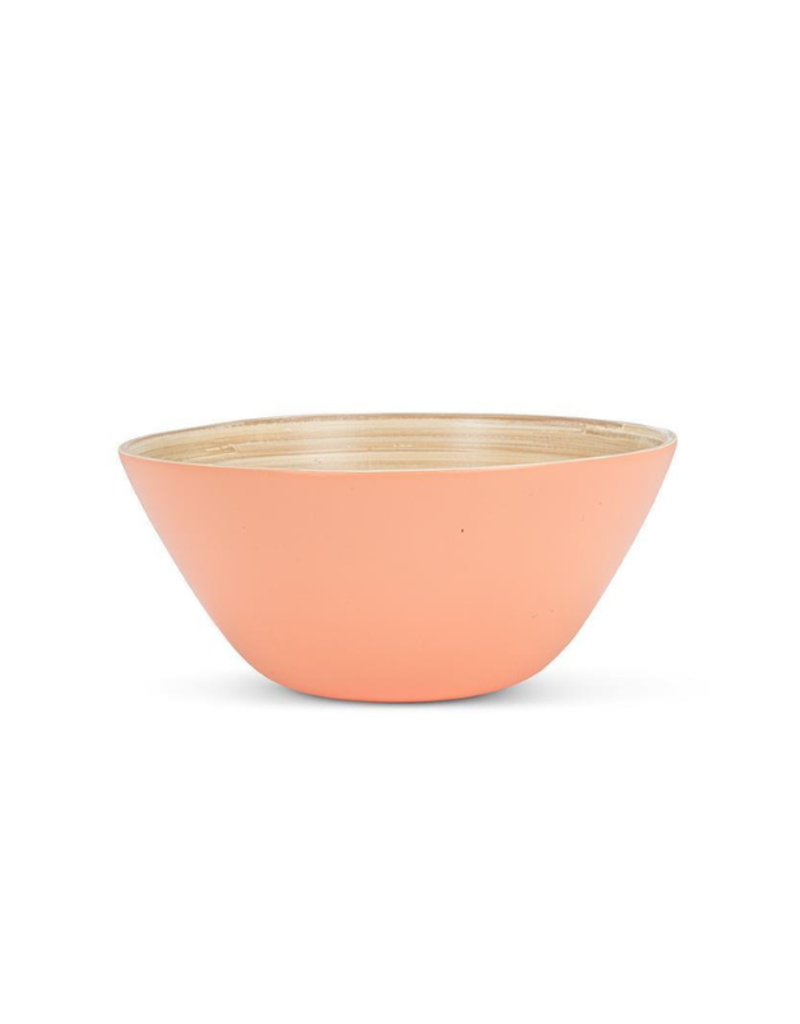 Outdoor Bamboo Medium Deep Bowl in Melon