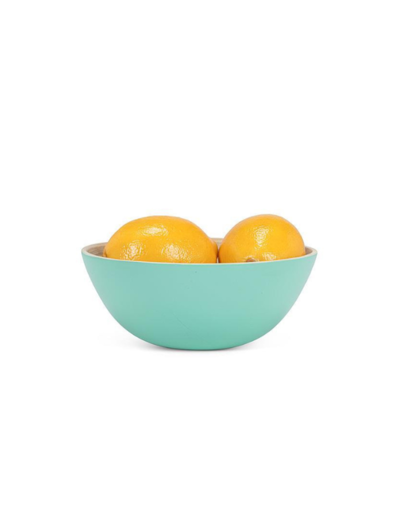 Outdoor Bamboo Small Bowl in Turquoise