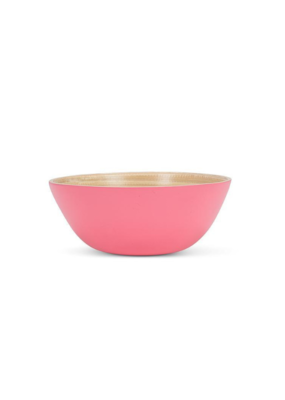 Outdoor Bamboo Small Bowl in Pink