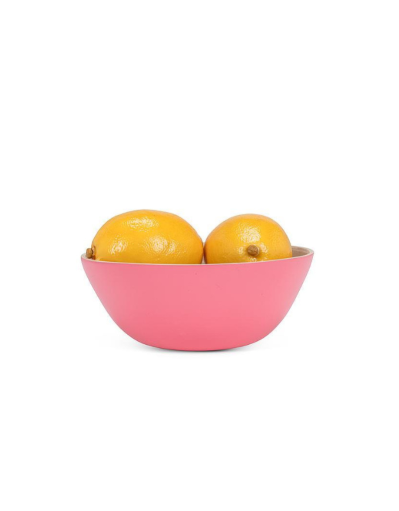 Outdoor Bamboo Small Bowl in Pink