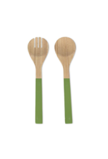Outdoor Bamboo Salad Server in Green