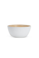 Outdoor Bamboo Mini Bowl in White