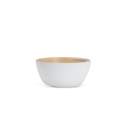 Outdoor Bamboo Mini Bowl in White