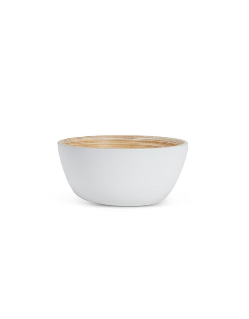 Outdoor Bamboo Mini Bowl in White